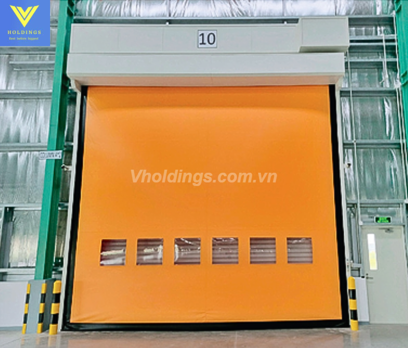 Cửa cuốn nhanh Bunka Daimajin cho phòng sạch và kho logistics