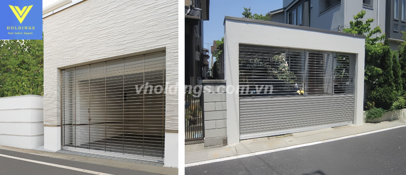 Cửa cuốn ống inox Bunka