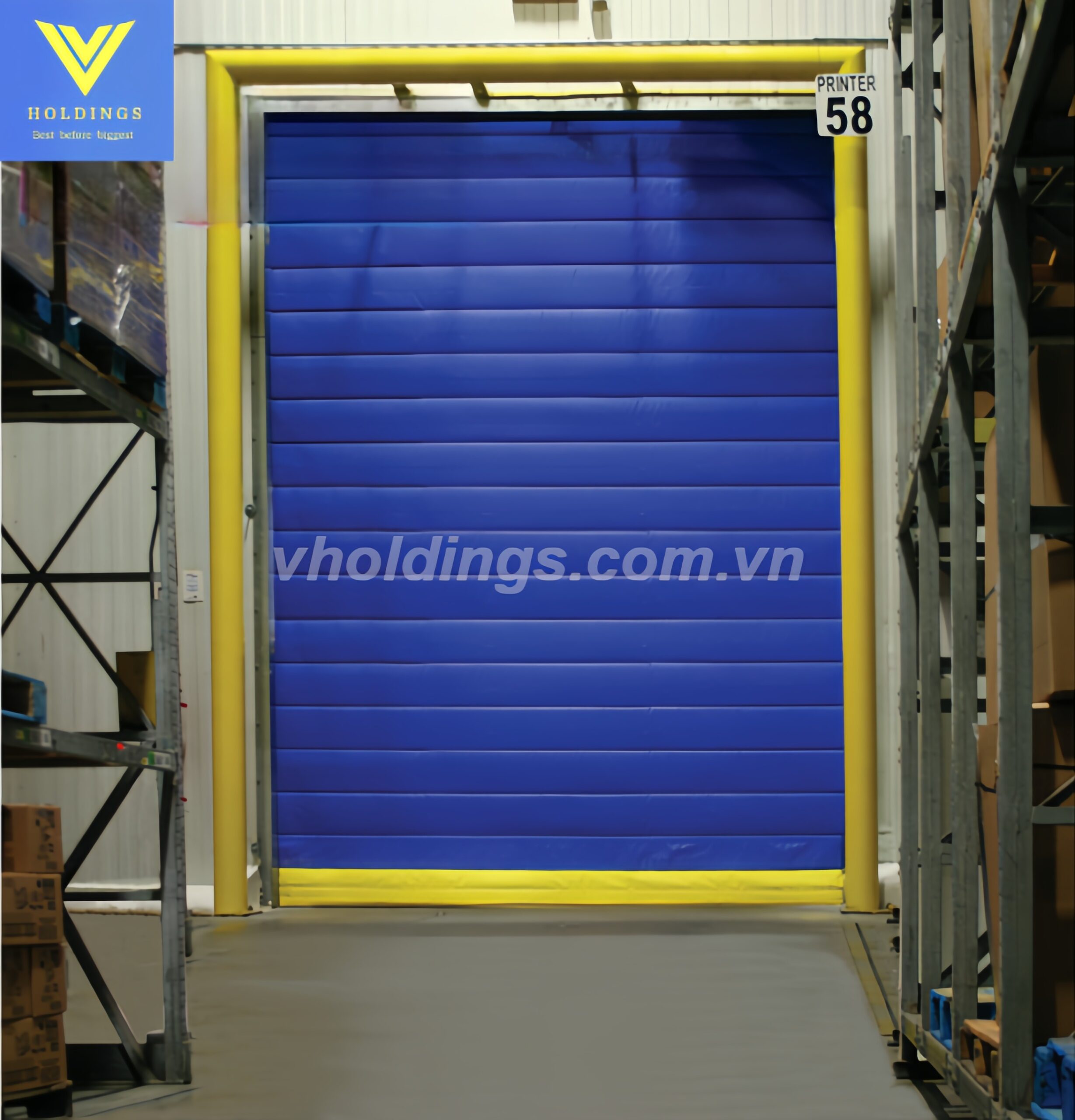 Cửa cuốn nhanh kho lạnh