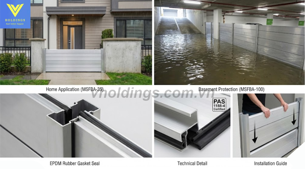 Hướng dẫn lắp đặt tấm chống nước