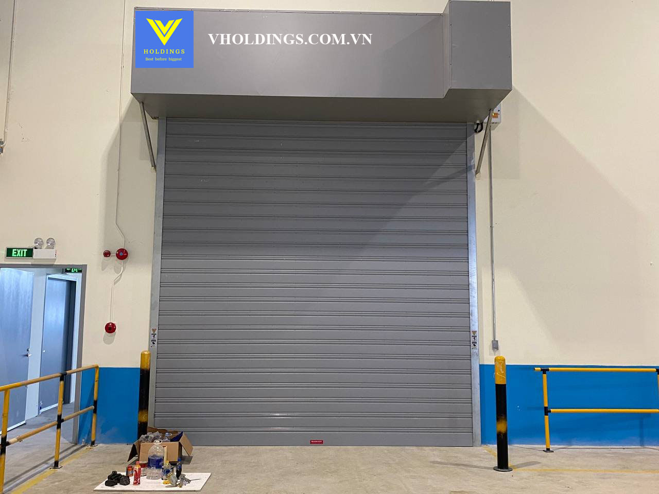 Fire rated rolling shutter EI