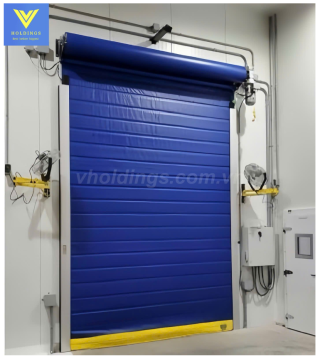 Cửa cuốn nhanh kho lạnh ASSA ABLOY RR300 Freeze: Giải pháp tối ưu cho chuỗi cung ứng