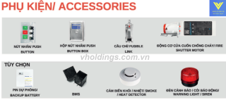 Giá cửa cuốn chống cháy và màn cuốn ngăn cháy mới nhất 2025 