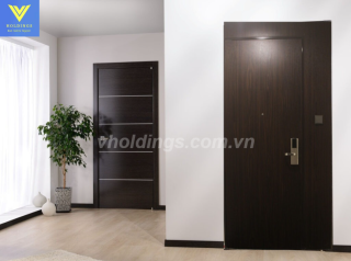 Cửa thép vân gỗ Bunka - hòa hợp hơi thở thiết kế hiện đại