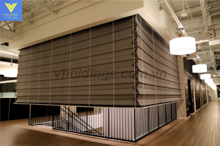 Màn cuốn ngăn cháy Vholdings giải pháp PCCC thẩm mỹ cho trung tâm thương mại