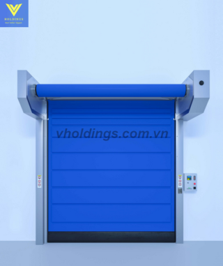 Cửa cuốn nhanh kho lạnh Vholdings chuyên dụng cho môi trường âm sâu