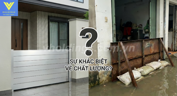 So sánh tấm chống lụt Bunka và hàng gia công: Sự khác biệt về đẳng cấp