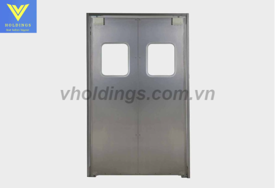 Cửa Eco Swing Uniflow giải pháp cửa nhựa chống nước cho nhà máy thực phẩm