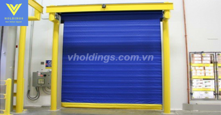Cửa cuốn nhanh kho lạnh ASSA ABLOY RR300 Freeze giải pháp tiết kiệm năng lượng tối ưu