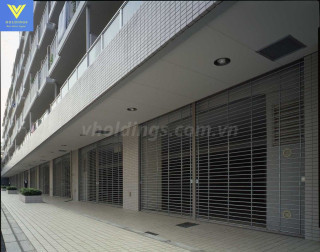 Cửa cuốn ống inox G19 Bunka tấm khiên ánh sáng bền vững