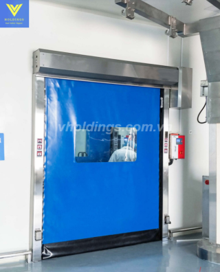 Cửa cuốn nhanh Vholdings – Tăng tốc vận hành, tối ưu nhà máy