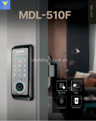 Khóa Milre MDL-510F – Công nghệ vân tay hiện đại và bảo mật cao